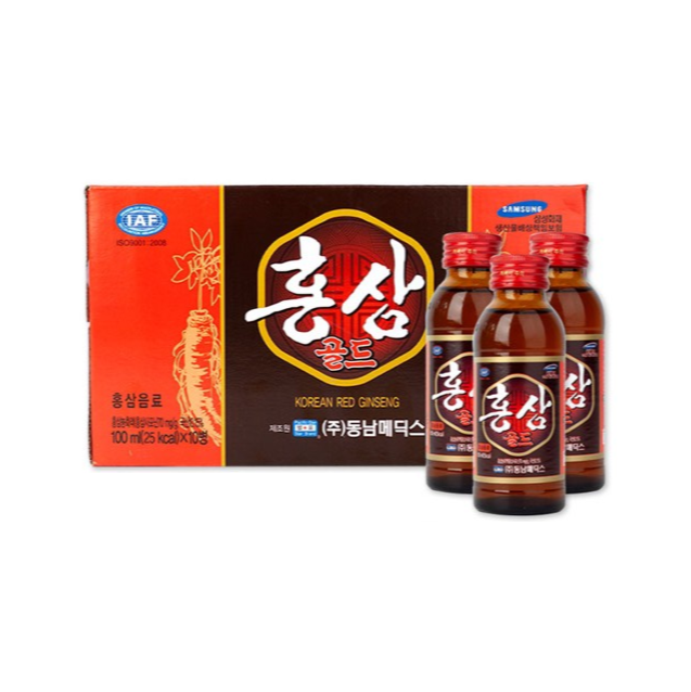 Nước hồng Sâm IAF Hàn Quốc 10 chai x 100ml